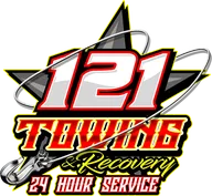 121 Towing logo