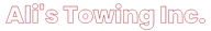 Ali's Towing Inc. logo
