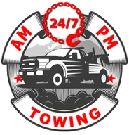 AM PM Towing logo