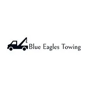 Blue eagles towing logo