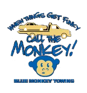 Blue Monkey Towing logo