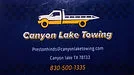 Canyon Lake Towing logo