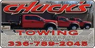 Chuck's Towing logo