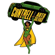 Contrell Auto Salvage/ Never Rest Towing logo