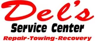 Del's Service Center, Towing and Repair Service. Light and Heavy-duty Services including RV'S. logo