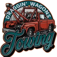 Draggin’ Wagons Towing logo