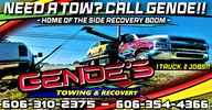 Genoe's light, medium and Heavy Duty Towing & Recovery LLC logo