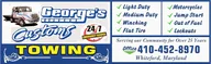 George's Custom Towing logo