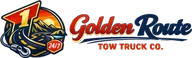 Golden Route Tow Truck Co. logo