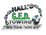Hall's G.E.D. Towing Inc logo