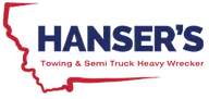 Hanser’s Towing & Semi Truck Heavy Wrecker logo