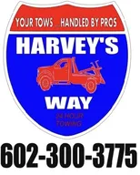Harvey's Way Towing logo