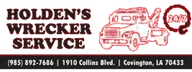 Holden's Wrecker Service logo
