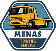 Menas Towing logo