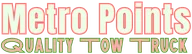 Metro Points Quality Tow Truck logo