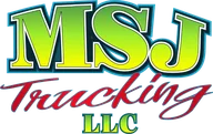 Msj trucking and towing logo