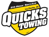 Quick's Towing logo