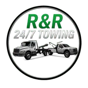 R&R 24/7 towing logo