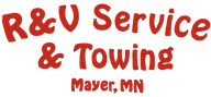 R & V Service & Towing logo
