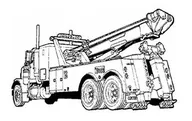 Roger Cabello Wrecker & Tow Truck logo