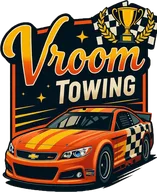 Vroom Towing logo