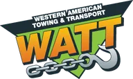 Western American Towing and Transport WATT TOWING logo