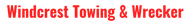 Windcrest wrecker logo